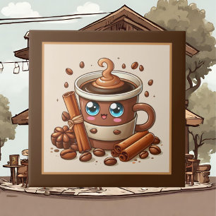 Kaffe, köks- och köks- och köksartiklar, av pub el kakelplatta