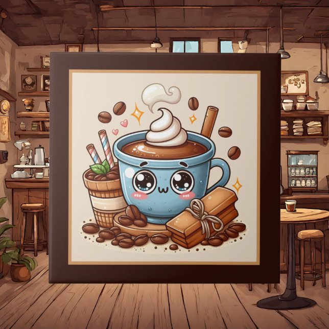 Kaffe, köks- och köks- och köksartiklar, av pub el kakelplatta (Skapare uppladdad)