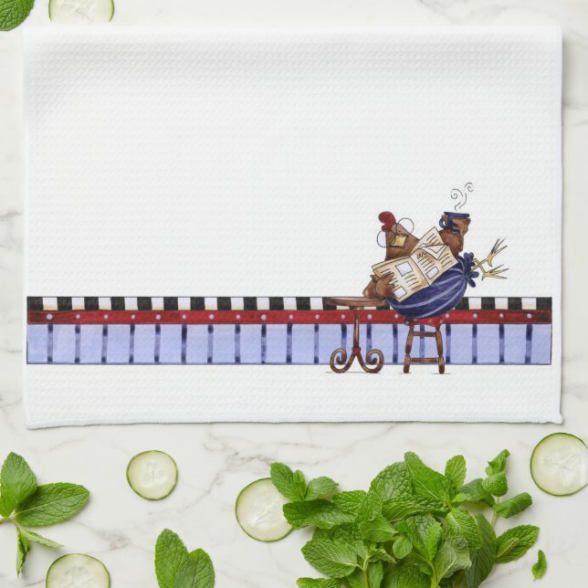 Kaffe - kökshandduk (Vikta)