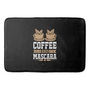 Kaffe konfekt och Mascara Badrumsmatta