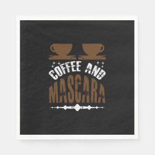 Kaffe konfekt och Mascara Pappersservett