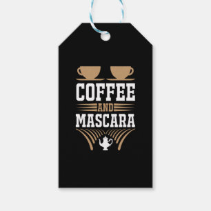 Kaffe konfekt och Mascara Presentetikett