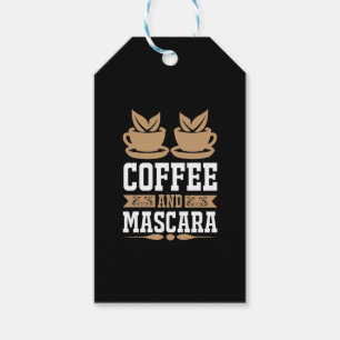 Kaffe konfekt och Mascara Presentetikett