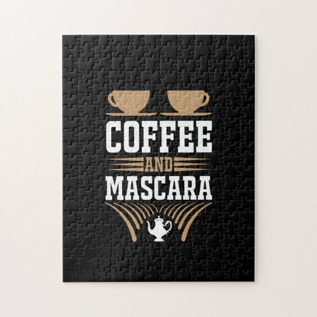 Kaffe konfekt och Mascara Pussel (Vertikal)