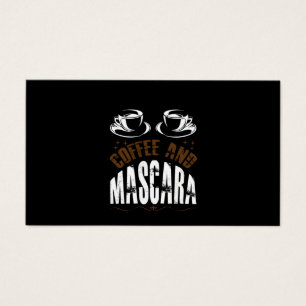 Kaffe konfekt och Mascara Visitkort