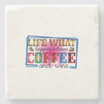 Kaffe konfekt och Vin