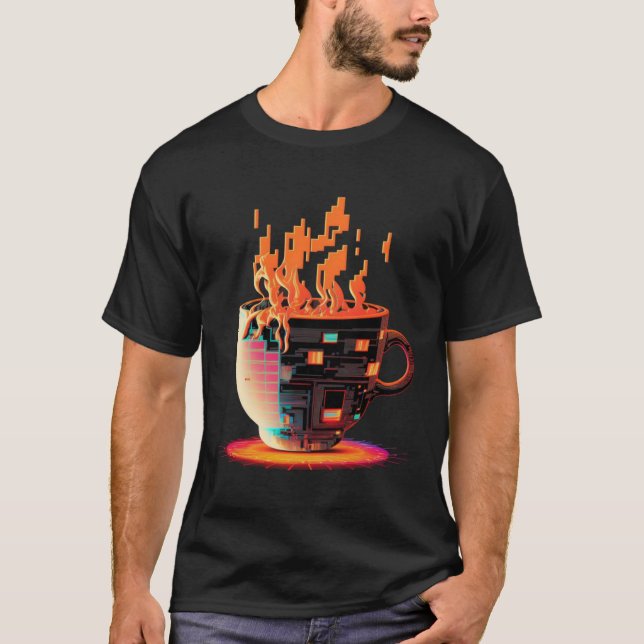 Kaffe Kopp 15 T Shirt (Framsida)