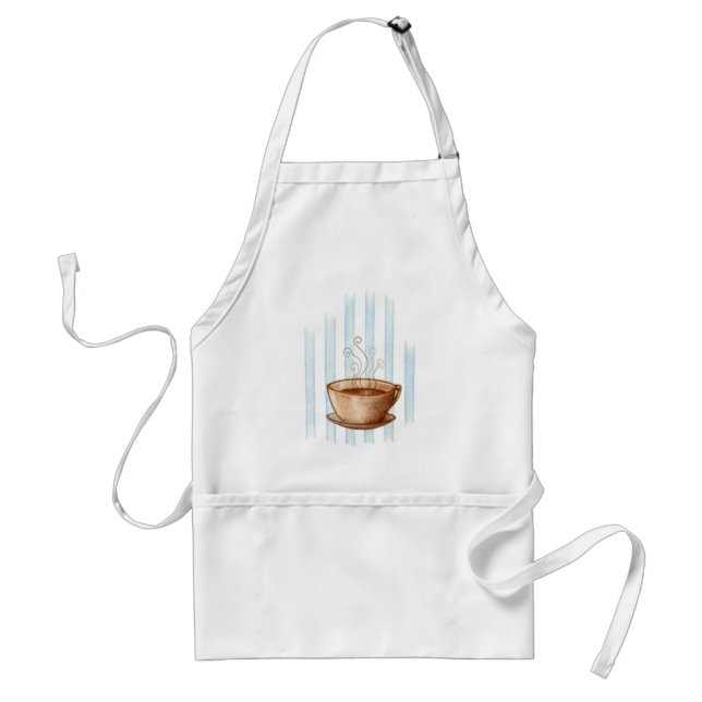 Kaffe Kopp Apron Förkläde (Framsidan)
