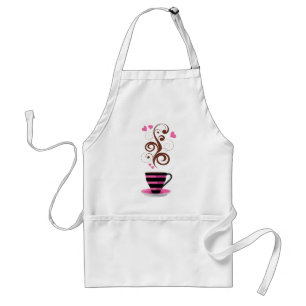 Kaffe Kopp, Arabica-kaffe, svart kaffe, örter Förkläde