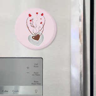Kaffe Kopp, Arabica-kaffe, svart kaffe, örter Magnet