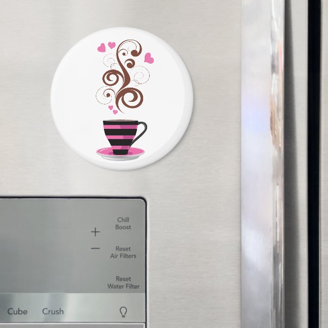 Kaffe Kopp, Arabica-kaffe, svart kaffe, örter Magnet (In Situ (Fridge))