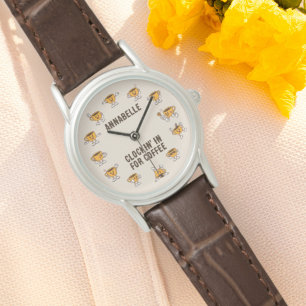 Kaffe Kopp Armbandsur