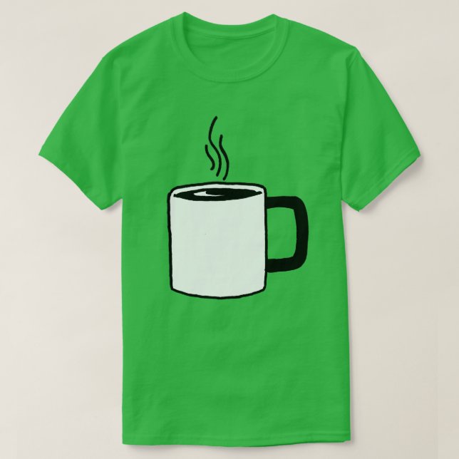 Kaffe Kopp Art T Shirt (Design framsida)