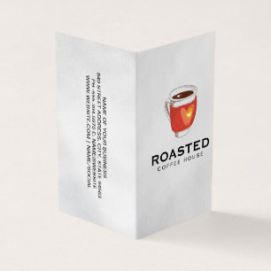 Kaffe kopp Barista Visitkort