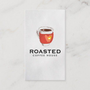 Kaffe kopp Barista Visitkort