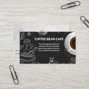 Kaffe Kopp Cafe Illustrations Visitkort