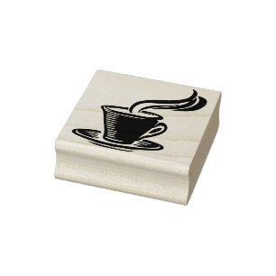 Kaffe-Kopp-caférestauranger-Pub-menyn Stämpel