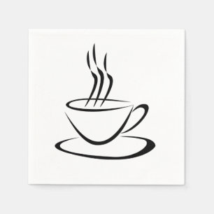 Kaffe Kopp design Pappersservett