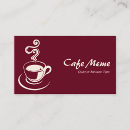 Kaffe Kopp - Djupbrott 65001d (Cream) Visitkort
