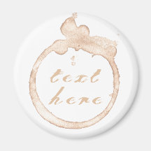 Kaffe kopp fläckbrun och vit