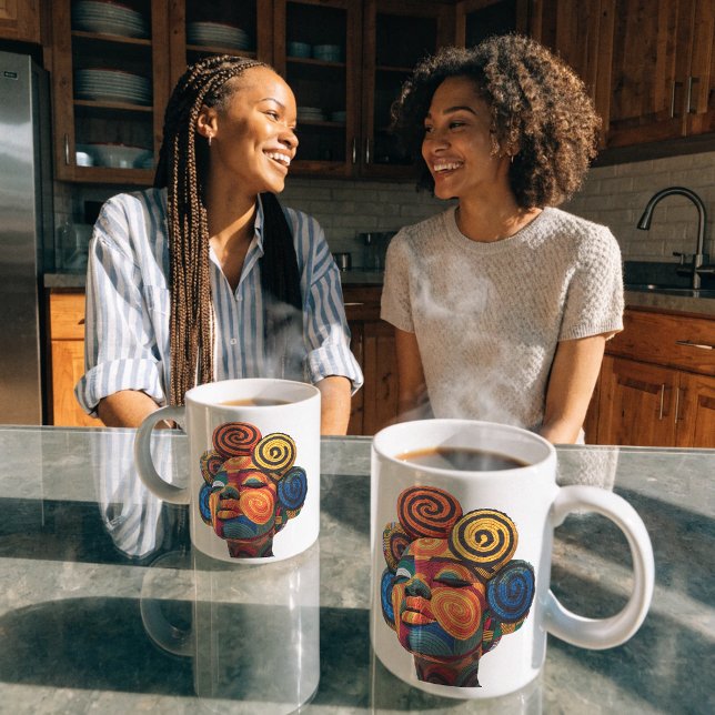 Kaffe kopp för att fira svarta kvinnor (Skapare uppladdad)