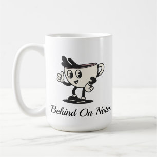 Kaffe kopp för efterbliven notering, Retro terapeu