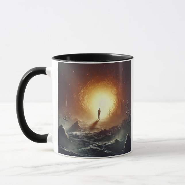 Kaffe kopp för envishetens väg (Vänster)