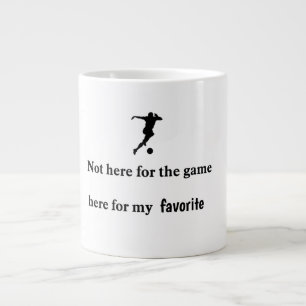 Kaffe kopp för fotbollsfan spelare supportrar jumbo mugg