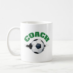 Kaffe kopp för fotbollstränare