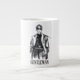 Kaffe kopp för herrar stil jumbo mugg