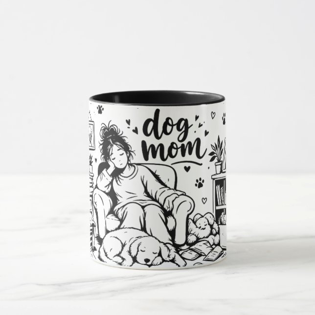 Kaffe kopp för hundmamma (Center)