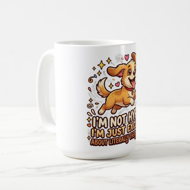 Kaffe kopp för hyperhund (Framsida vänster)