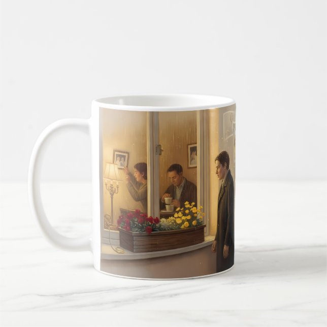 Kaffe kopp för någon som du, ett minne av hjärteso (Vänster)