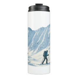 Kaffe kopp för skidbergsklättrare