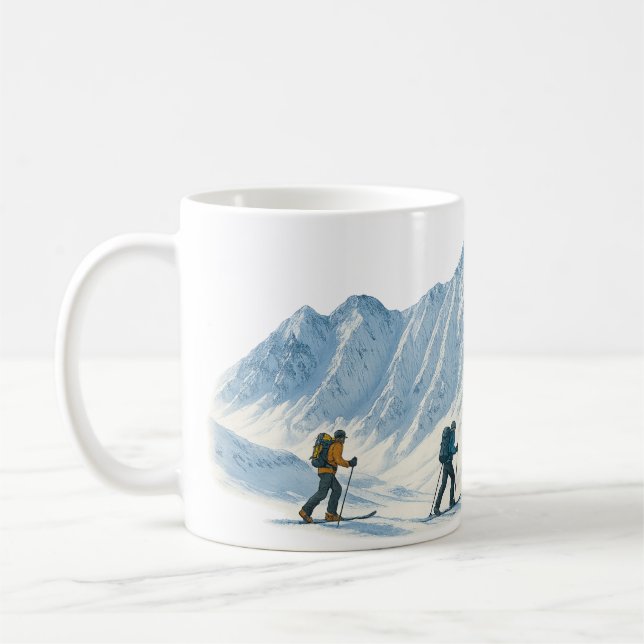 Kaffe kopp för skidbergsklättrare (Vänster)