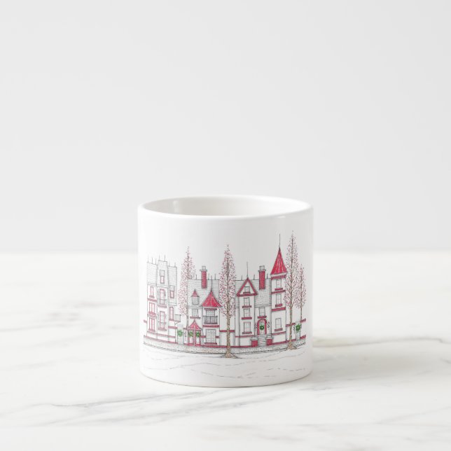 Kaffe kopp för stadsledighet espressomugg (Framsidan)