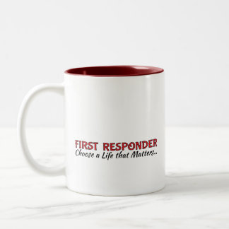 Kaffe Kopp: första uppgiftslämnare Två-Tonad Mugg