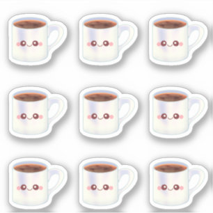 Kaffe Kopp God morgon Kaffe, estesiskt Klistermärken