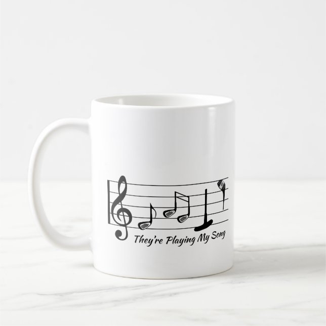 Kaffe Kopp: Golf Kaffemugg (Vänster)