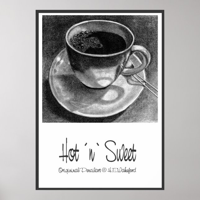 Kaffe Kopp Hett `n' Sweet Poster (Framsidan)