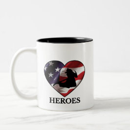 Kaffe Kopp: "Kärlek Fireman" Två-Tonad Mugg