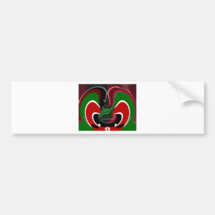 Kaffe kopp Kenya Flagga Hakuna Matata Bildekal