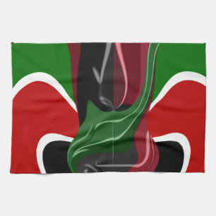 Kaffe kopp Kenya Flagga Hakuna Matata Kökshandduk