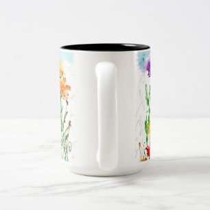 Kaffe Kopp Lovitude (Hökblommor)