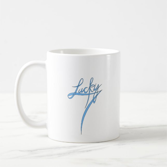 Kaffe Kopp: Lucky Scrip Kaffemugg (Vänster)