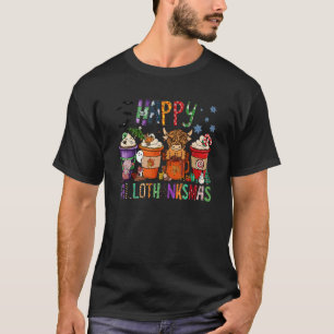 Kaffe Kopp Lycklig HalloTackMas Heifer Highland Co T Shirt
