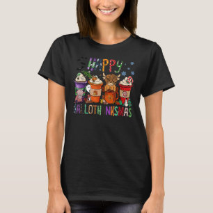 Kaffe Kopp Lycklig HalloTackMas Heifer Highland Co T Shirt