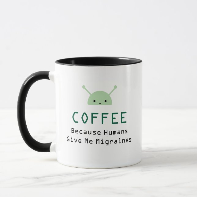 Kaffe kopp Människor Ger Mig Migrän (Vänster)