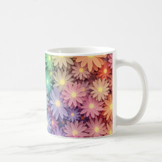 Kaffe kopp med anpassad blomdesign