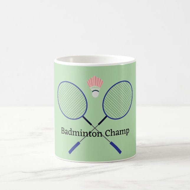 Kaffe kopp med badminton design (Center)